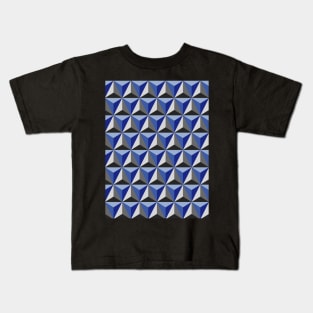 Geometric Triangles Pattern Kids T-Shirt